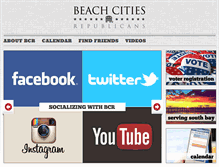 Tablet Screenshot of beachcitiesrepublicans.com